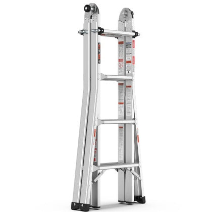 17ft Multi-Position Foldable Aluminum Ladder